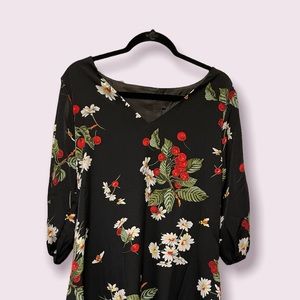 Mini Dress with split 3/4 sleeves